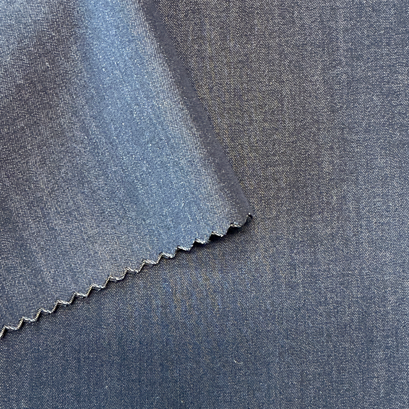 NO 6048 Țesătură elastică cu aspect de denim