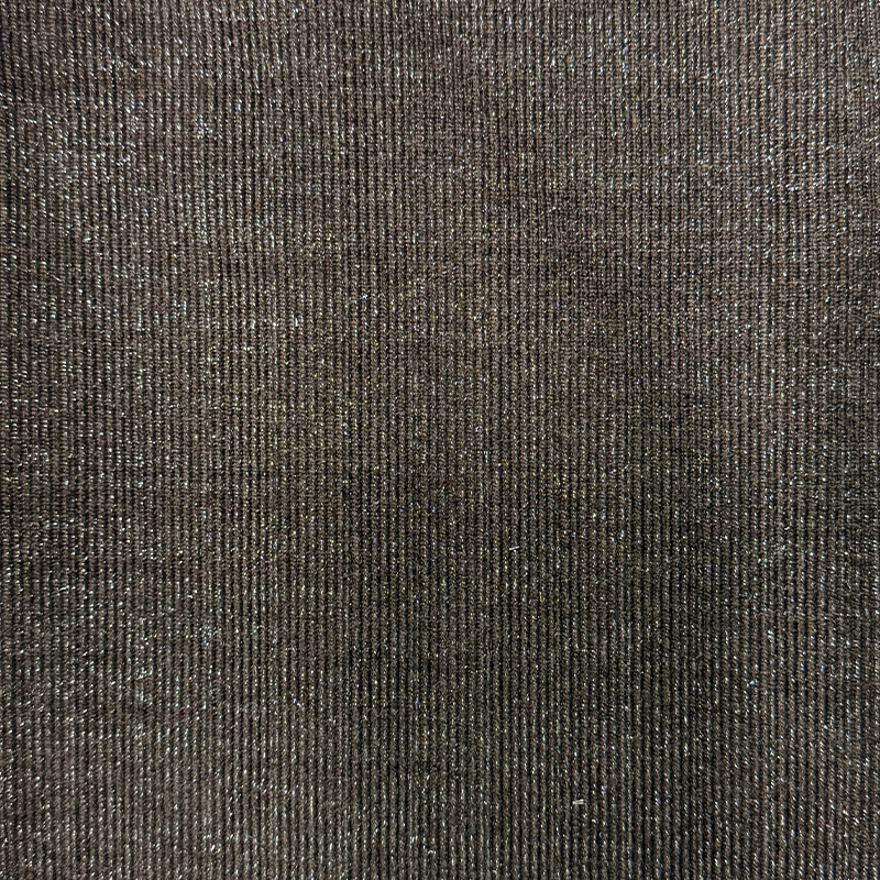 NO6110 Tesatura din catifea din bumbac european cu fir argintiu
