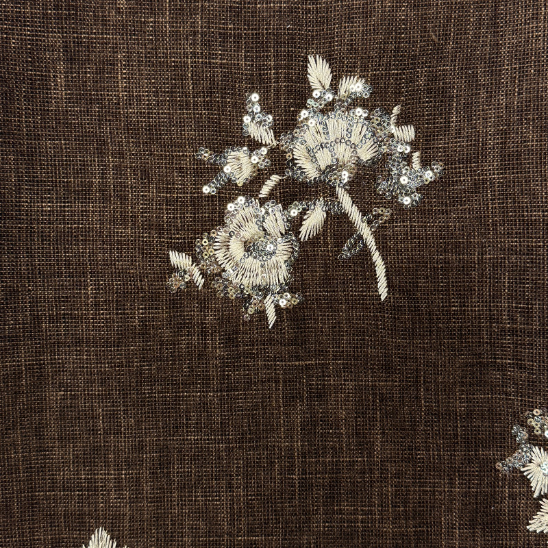 NO6111 Țesătură de broderie chenille